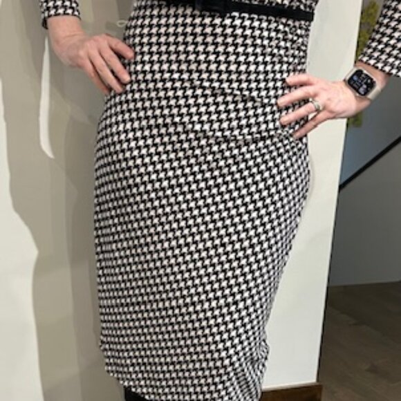 Ralph Lauren black and white checkered dress. Small - Picture 7 of 12